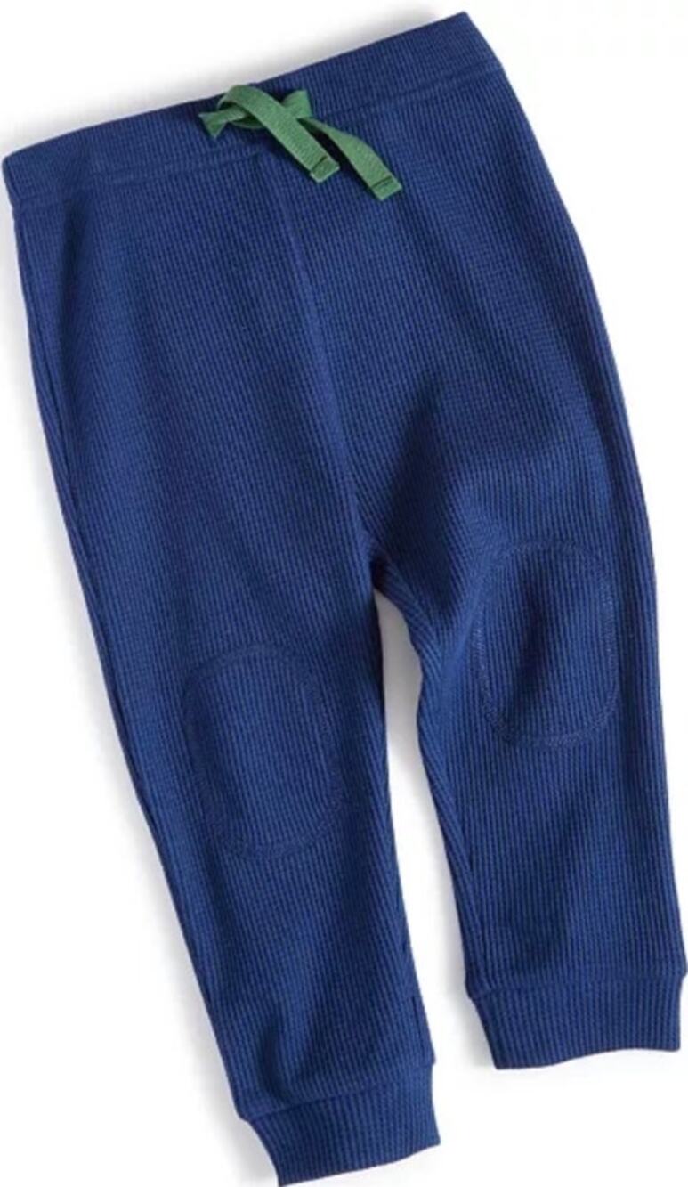 First Impressions Toddler Boys Knee Patch Joggers 3-6m